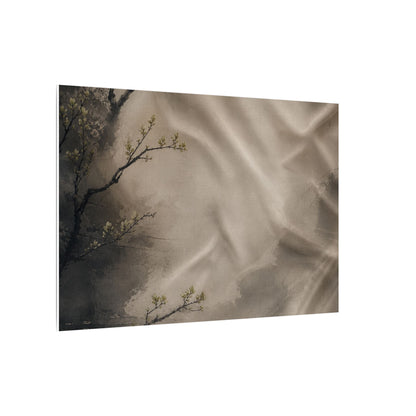 Silk Drape Canvas Art | Spring Japandi Japanese Pattern Art