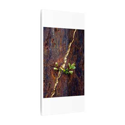 Overcast Rust Patina Canvas Art - Kintsugi Datsuzoku