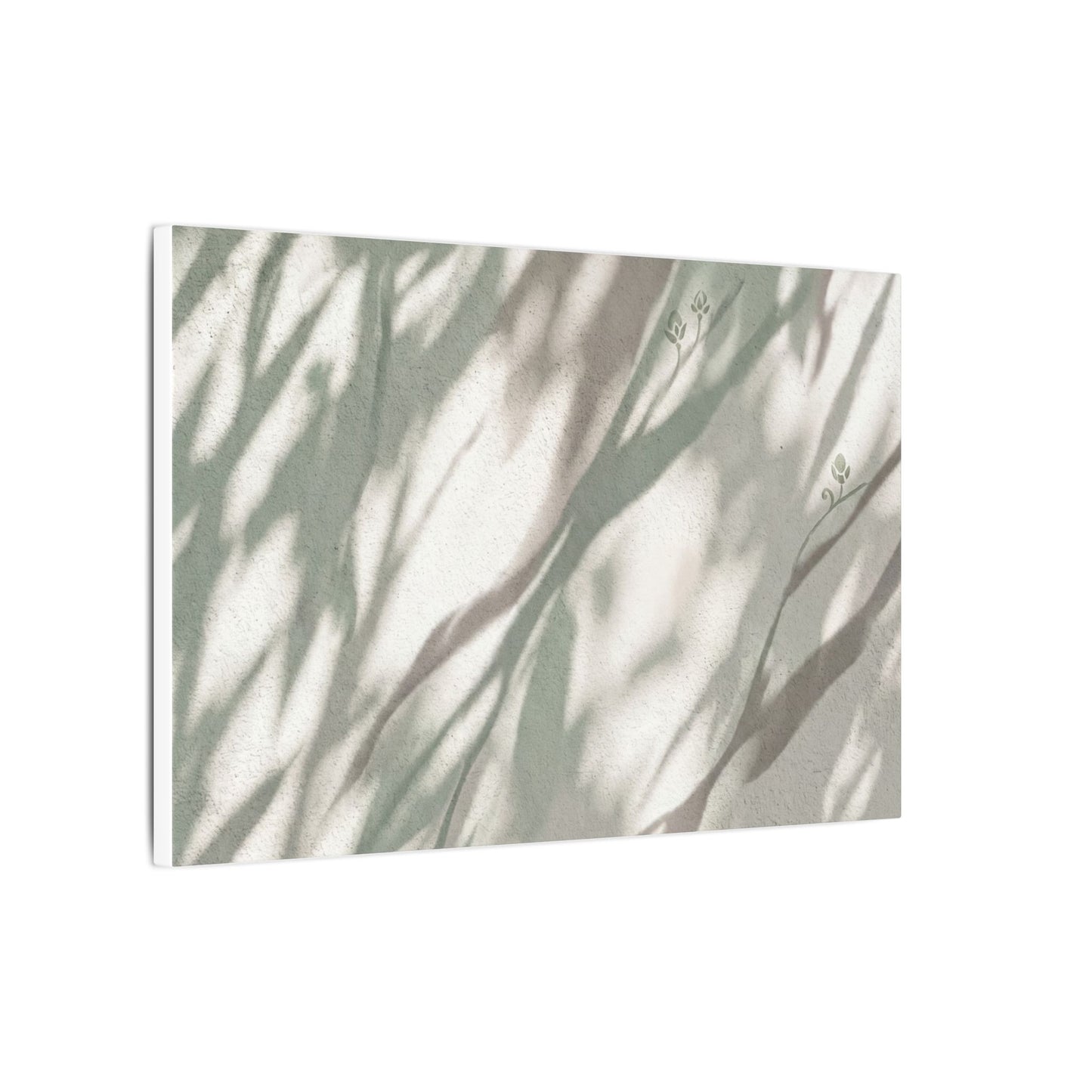 Japandi Shadow Play in Dappled | Japanese Pattern Canvas Art