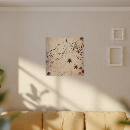 Golden Hour Shoji Screen Canvas Art - Japandi Fukinsei