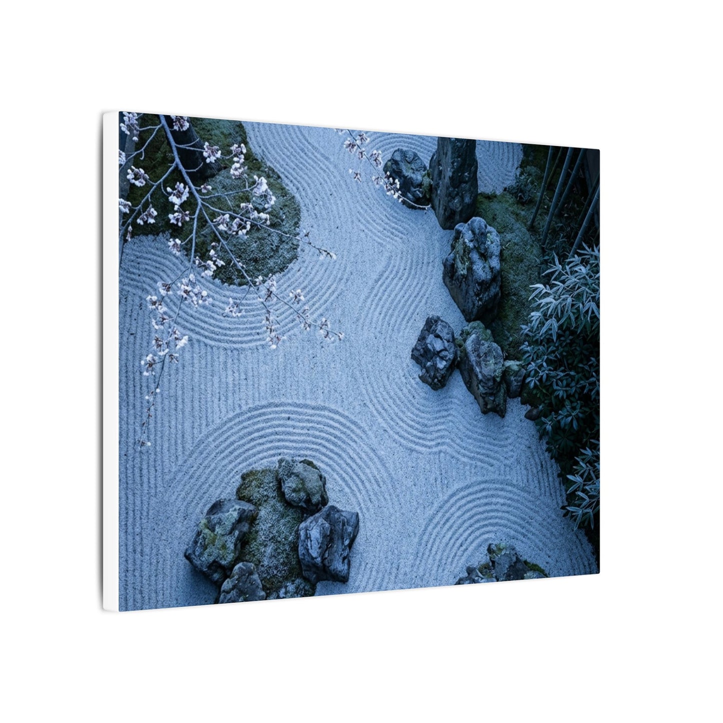 Earthy Silk Drape Canvas Art - Minimal Line Japandi