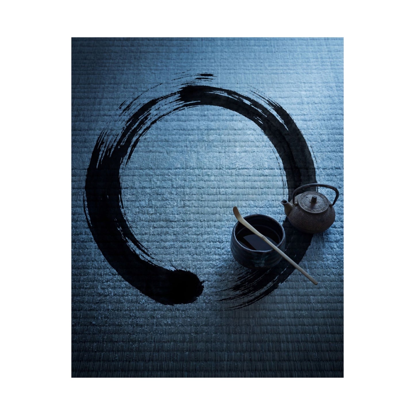Peaceful Tea Ceremony Wall Art Print - Enso Zen