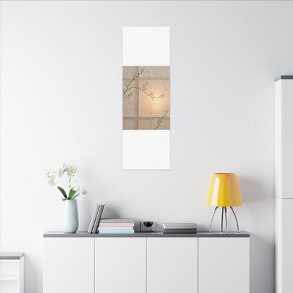 Spring Cherry Blossom Forest Whimsy Canvas Art | Rustic Decor
