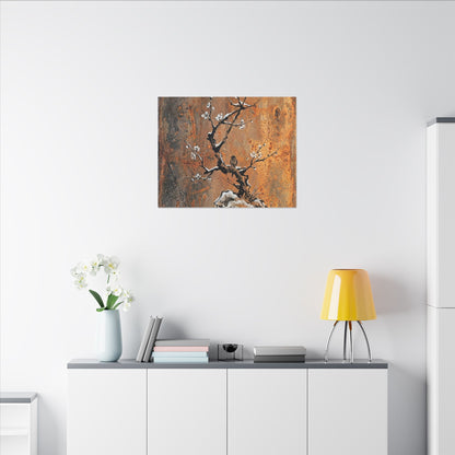 Datsuzoku Rust Patina Canvas Art - Zen Sumi E
