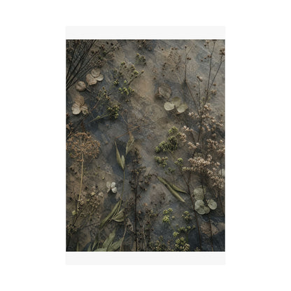 Dawn Dried Flowers Wall Art Print - Japandi Fukinsei