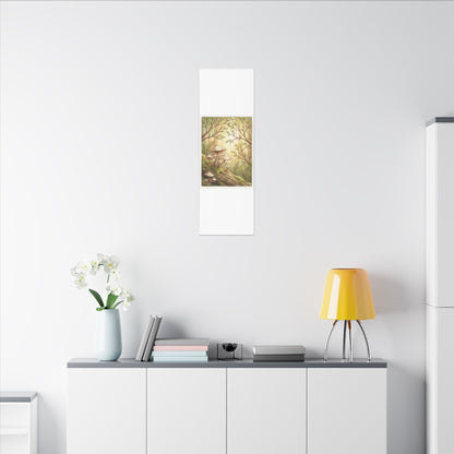 Spring Wild Mushrooms Mushroom Illustration Canvas Art | Cozy Decor