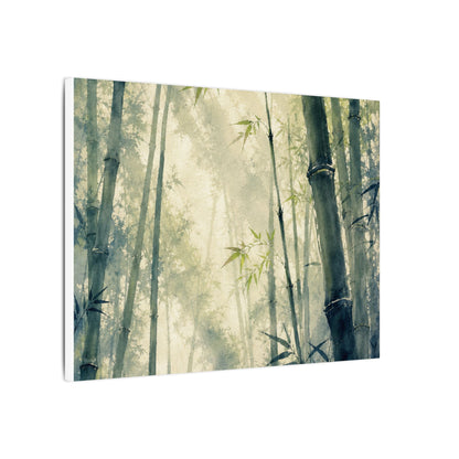 Bamboo Grove Spring Canvas Art | Zen Serene Design