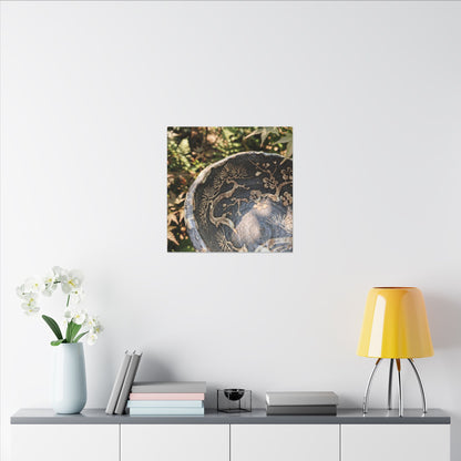Ceramic Bowl Canvas Art | Summer Japandi Japanese Pattern Art