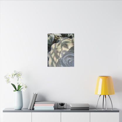 Dappled Ceramic Bowl Canvas Art - Japandi Seijaku