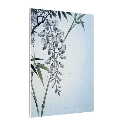Zen Wisteria in Moonlight | Ukiyo E Inspired Canvas Art