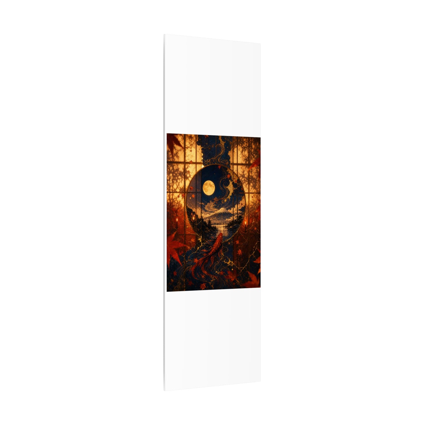 Beautiful Shoji Screen Canvas Art - Gold Vein Kintsugi
