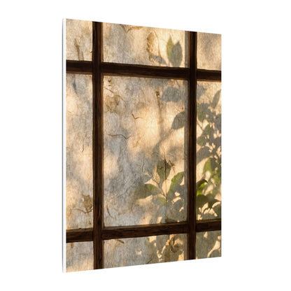Golden Hour Shoji Screen Canvas Art - Japandi Mono No Aware
