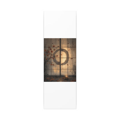 Shoji Screen Texture Canvas Art | Earthy Japandi Art