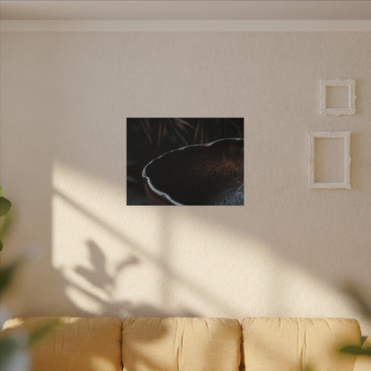Luxurious Ceramic Bowl Canvas Art - Shadow Zen Dark Japandi