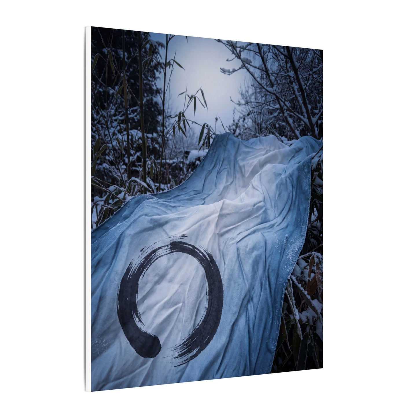 Moonlight Silk Drape Canvas Art - Zen Datsuzoku
