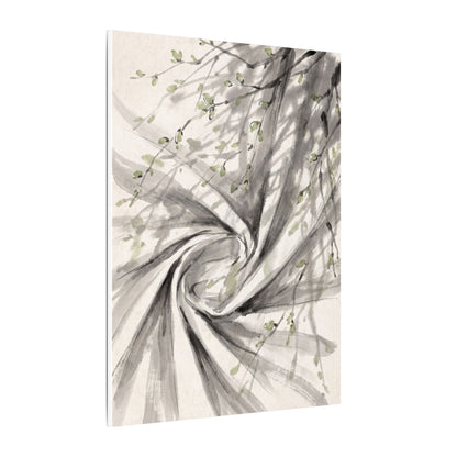 Silk Drape Spring Canvas Art | Zen Contemplative Design