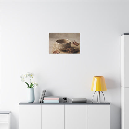 Ma Tea Ceremony Canvas Art - Japandi Texture