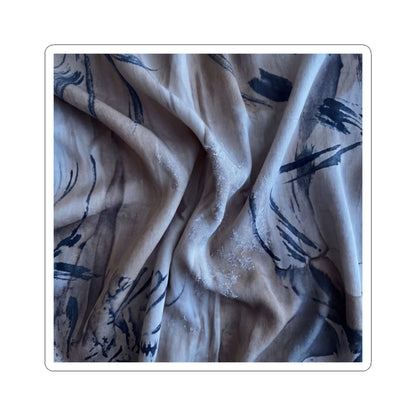 Moonlight Silk Drape Sticker - Japandi Fukinsei Art Print