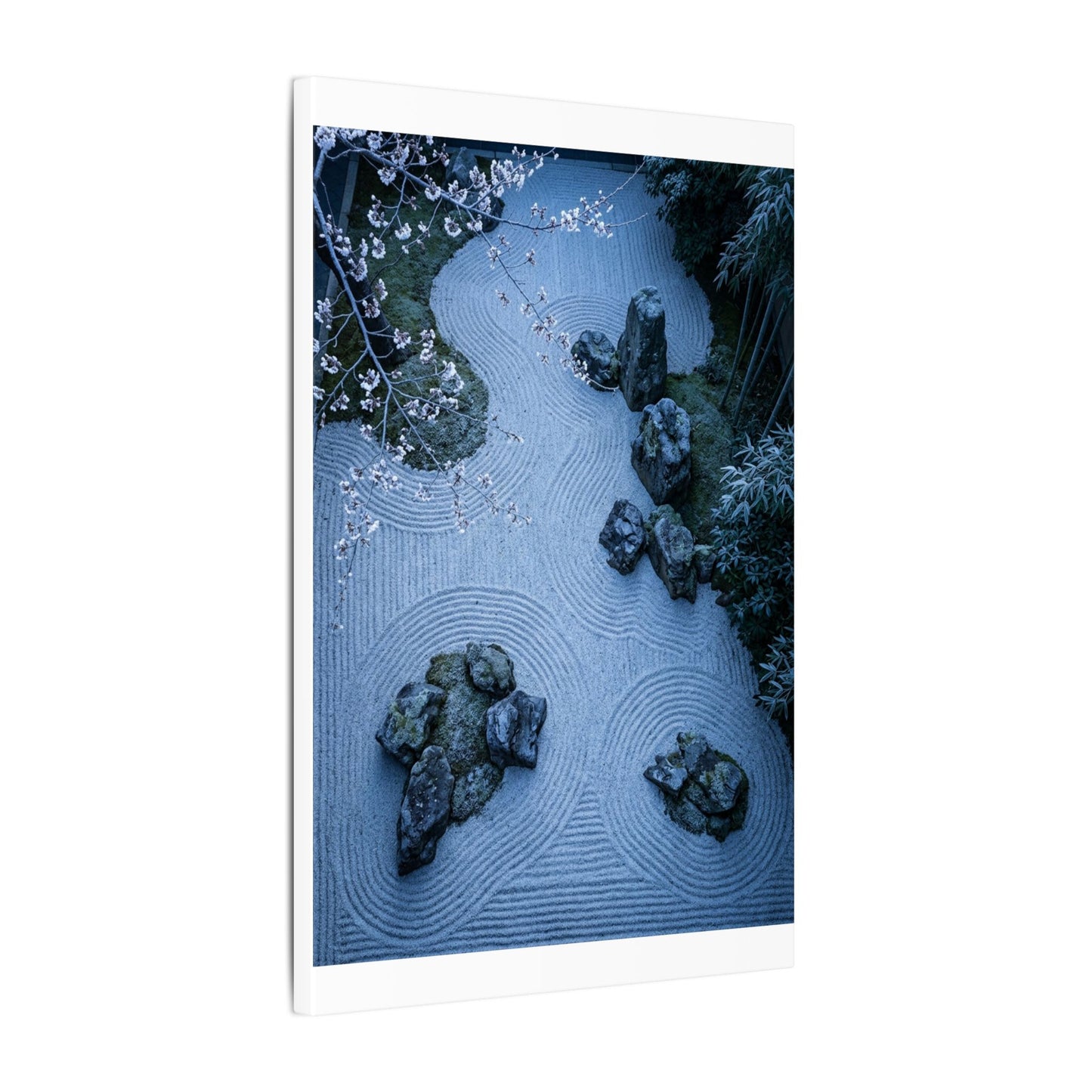 Earthy Silk Drape Canvas Art - Minimal Line Japandi