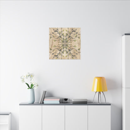 Shibui Shadow Play Canvas Art - Japandi Watercolor
