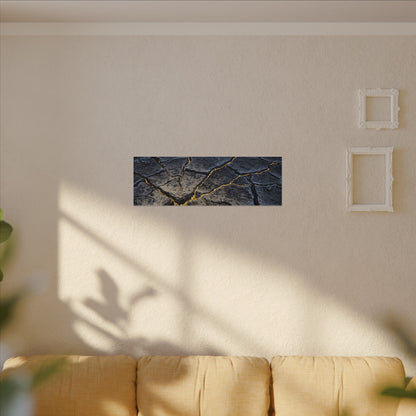 Cracked Earth Broken Beauty Canvas Art | Artful Kintsugi Art
