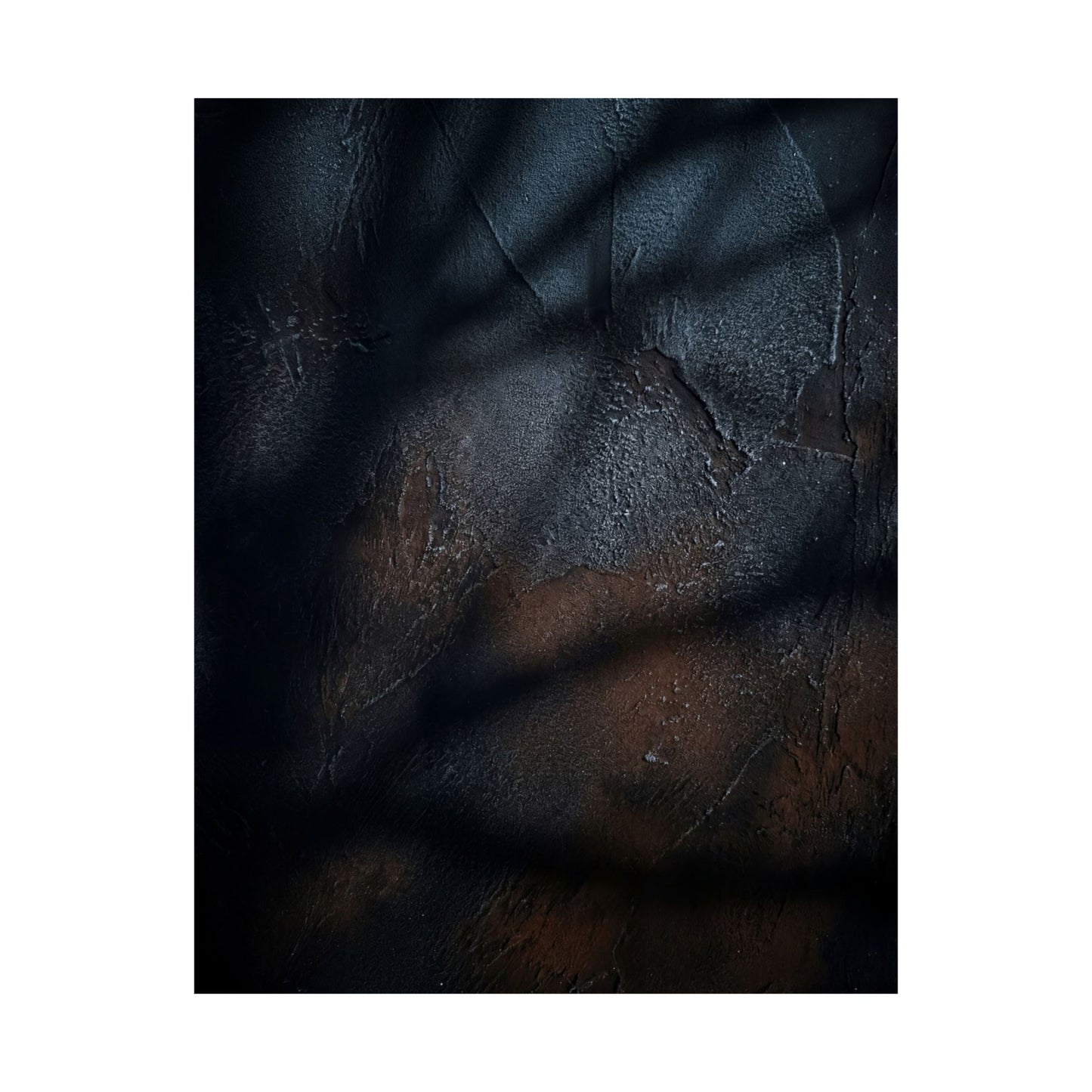 Shadow Play Wall Art Print | Winter Dark Japandi Moody Minimal Art