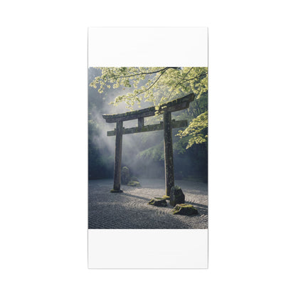 Torii Gate Canvas Art | Spring Zen Karesansui Art