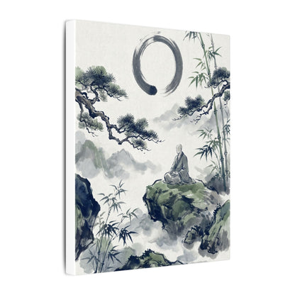 Zen Sumi-e Canvas Art
