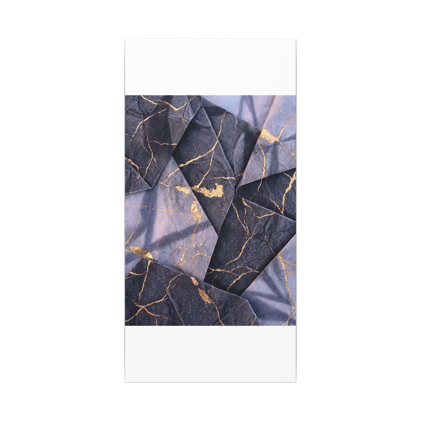 Seijaku Paper Fold Canvas Art - Kintsugi Gold Vein