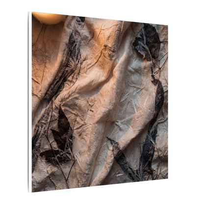 Candlelight Silk Drape Canvas Art - Japandi Mono No Aware