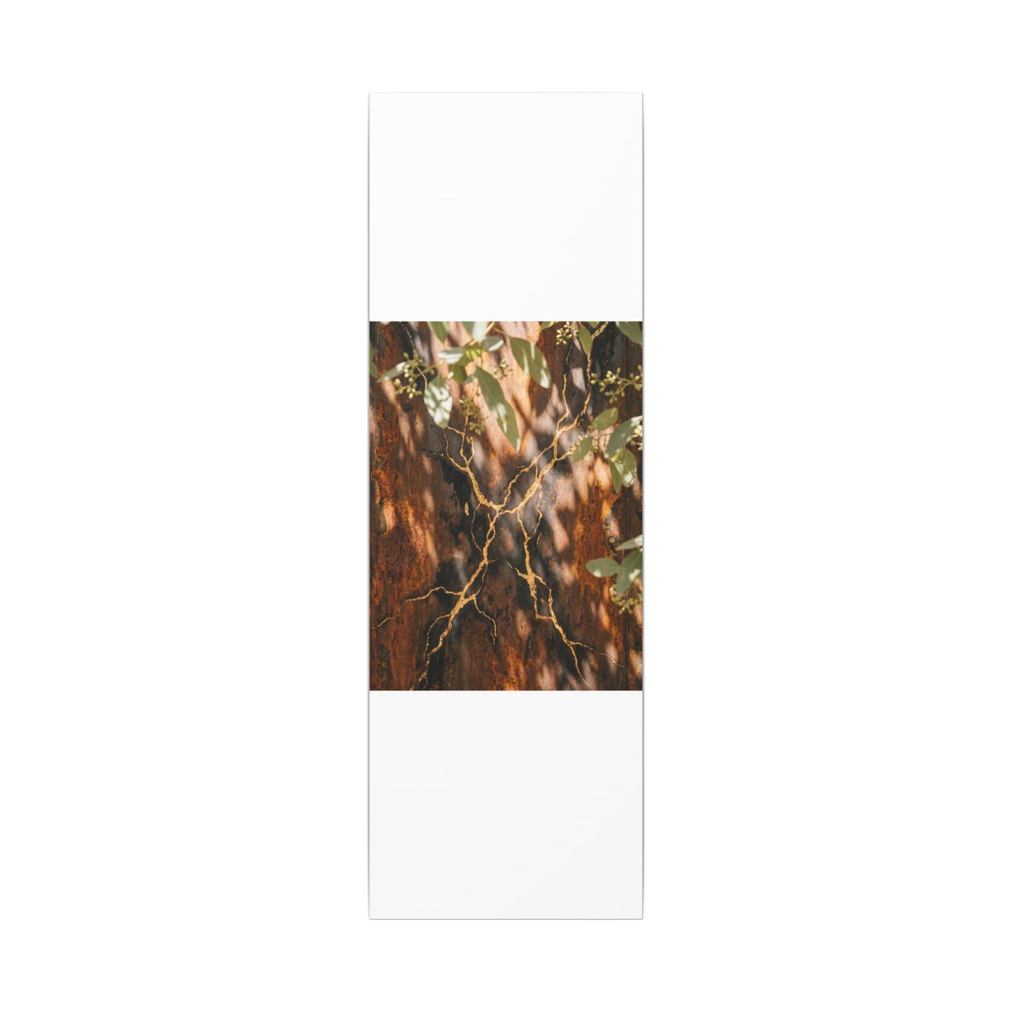 Kanso Rust Patina Canvas Art - Kintsugi Gold Vein