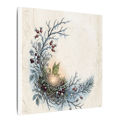 Winter Shoji Screen Forest Whimsy Canvas Art | Enchanting Decor
