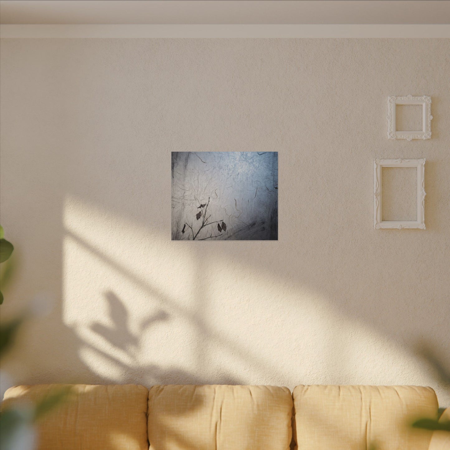 Moonlight Shoji Screen Canvas Art - Japandi Shibui