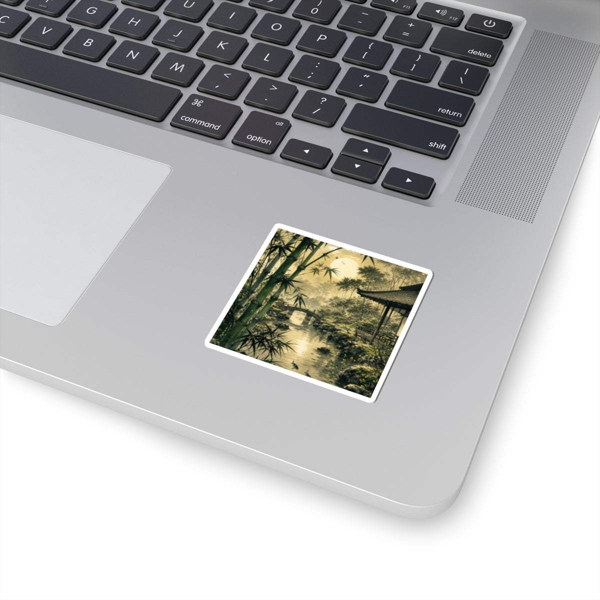 Datsuzoku Moonlit Garden Sticker - Zen Sumi E