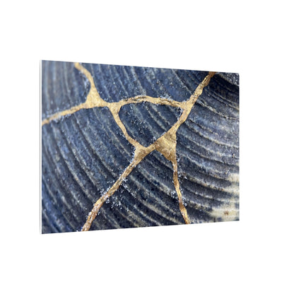 Shibui Water Ripple Canvas Art - Kintsugi Gold Repair