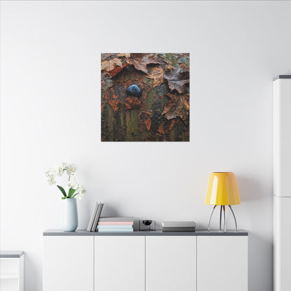 Datsuzoku Rust Patina Canvas Art - Dark Japandi Moody Minimal