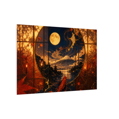 Beautiful Shoji Screen Canvas Art - Gold Vein Kintsugi