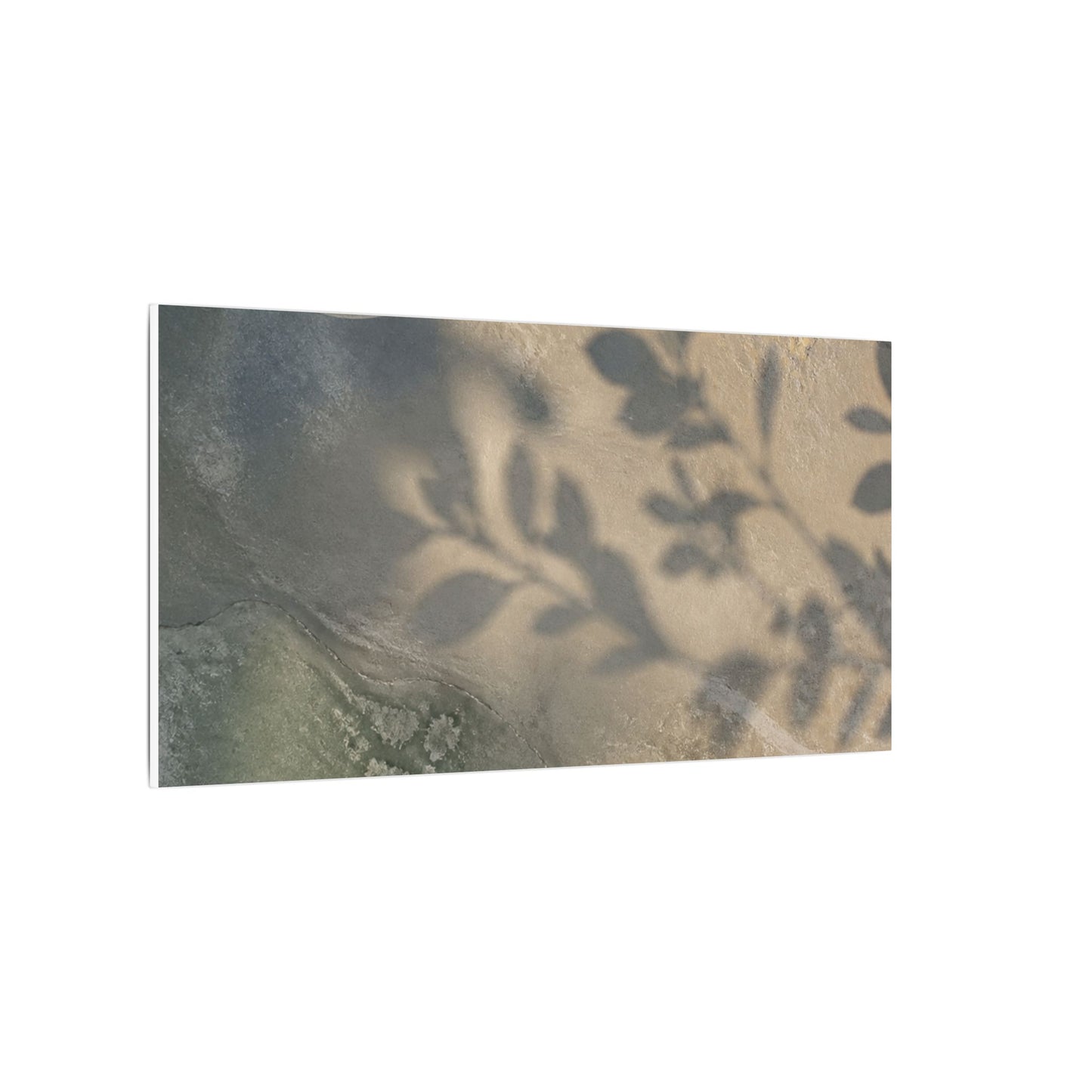 Japandi Shadow Play in Moonlight | Texture Canvas Art