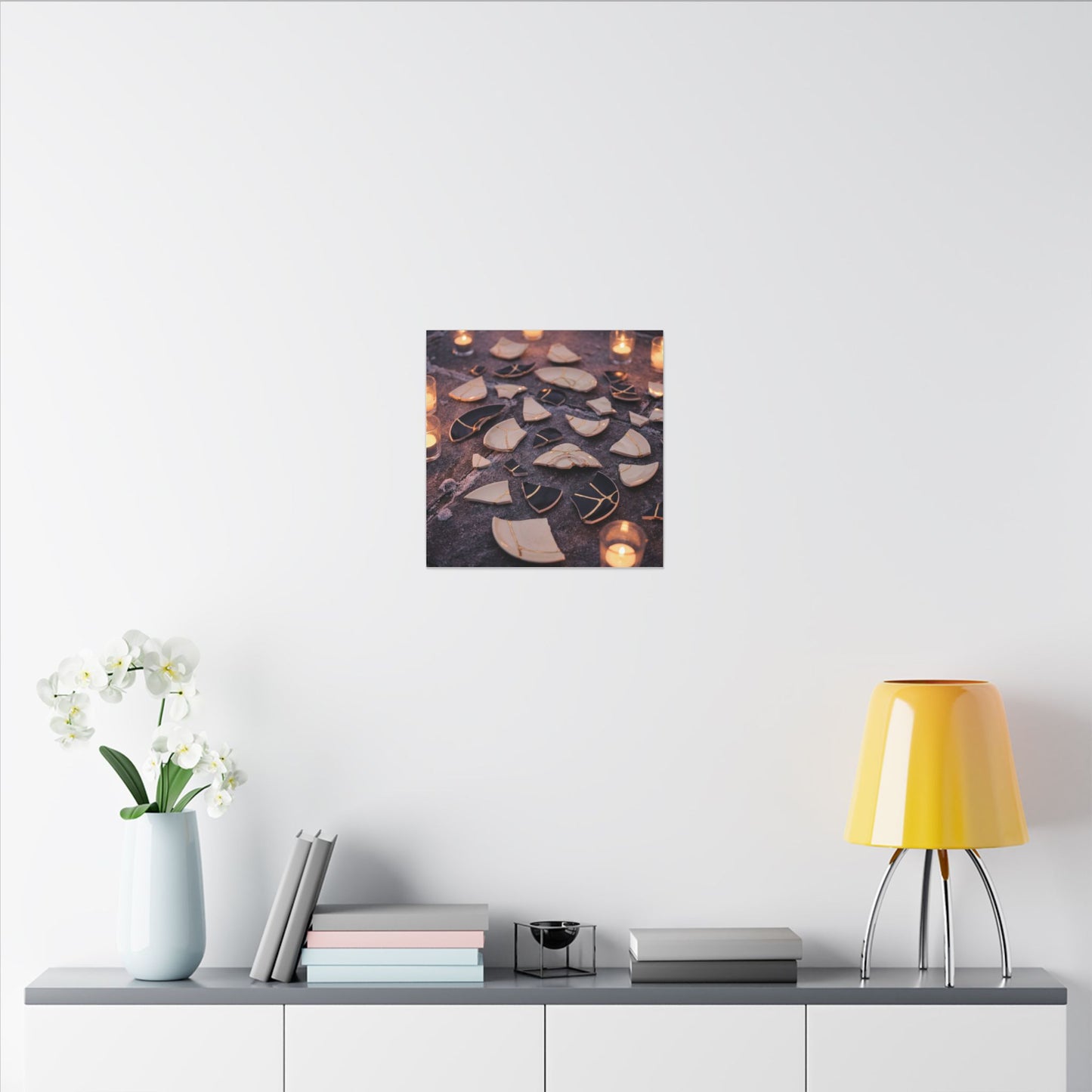 Winter Broken Pottery Broken Beauty Canvas Art | Beautiful Decor