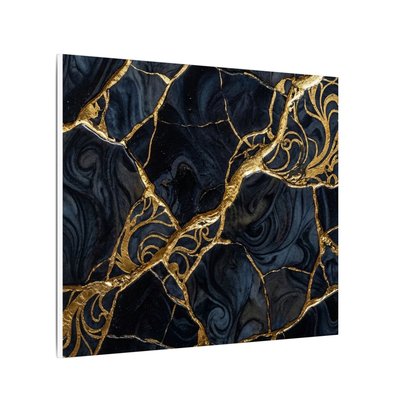Kintsugi Gold Vein Canvas Art
