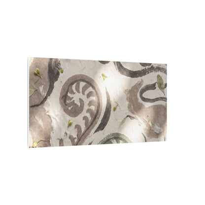 Dappled Ink Brushstroke Canvas Art - Japandi Ma