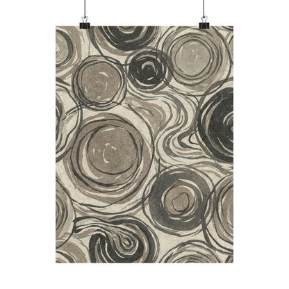 Wabi-sabi Pattern Japandi Japanese Pattern Wall Art Print | Wabi-sabi Pattern Japanese Pattern Art Print