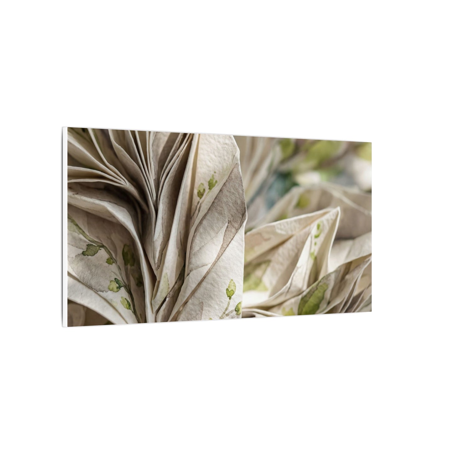 Fukinsei Paper Fold Canvas Art - Japandi Watercolor