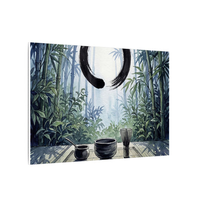 Seijaku Tea Ceremony Canvas Art - Zen Enso
