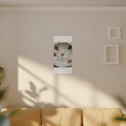 Ceramic Bowl Autumn Canvas Art | Japandi Elegant Design
