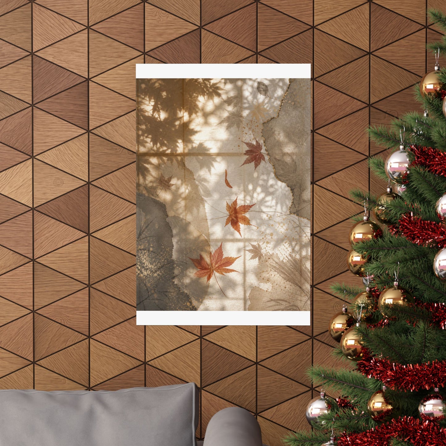 Datsuzoku Shoji Screen Wall Art Print - Japandi Japanese Pattern