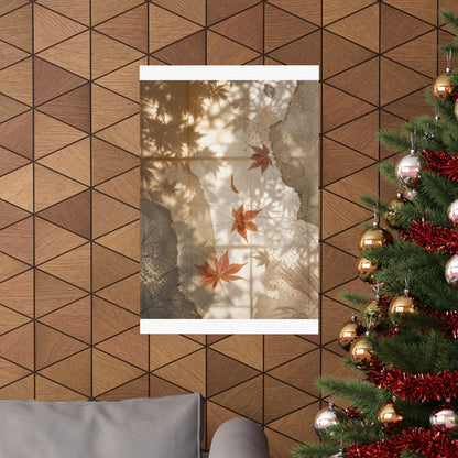 Datsuzoku Shoji Screen Wall Art Print - Japandi Japanese Pattern