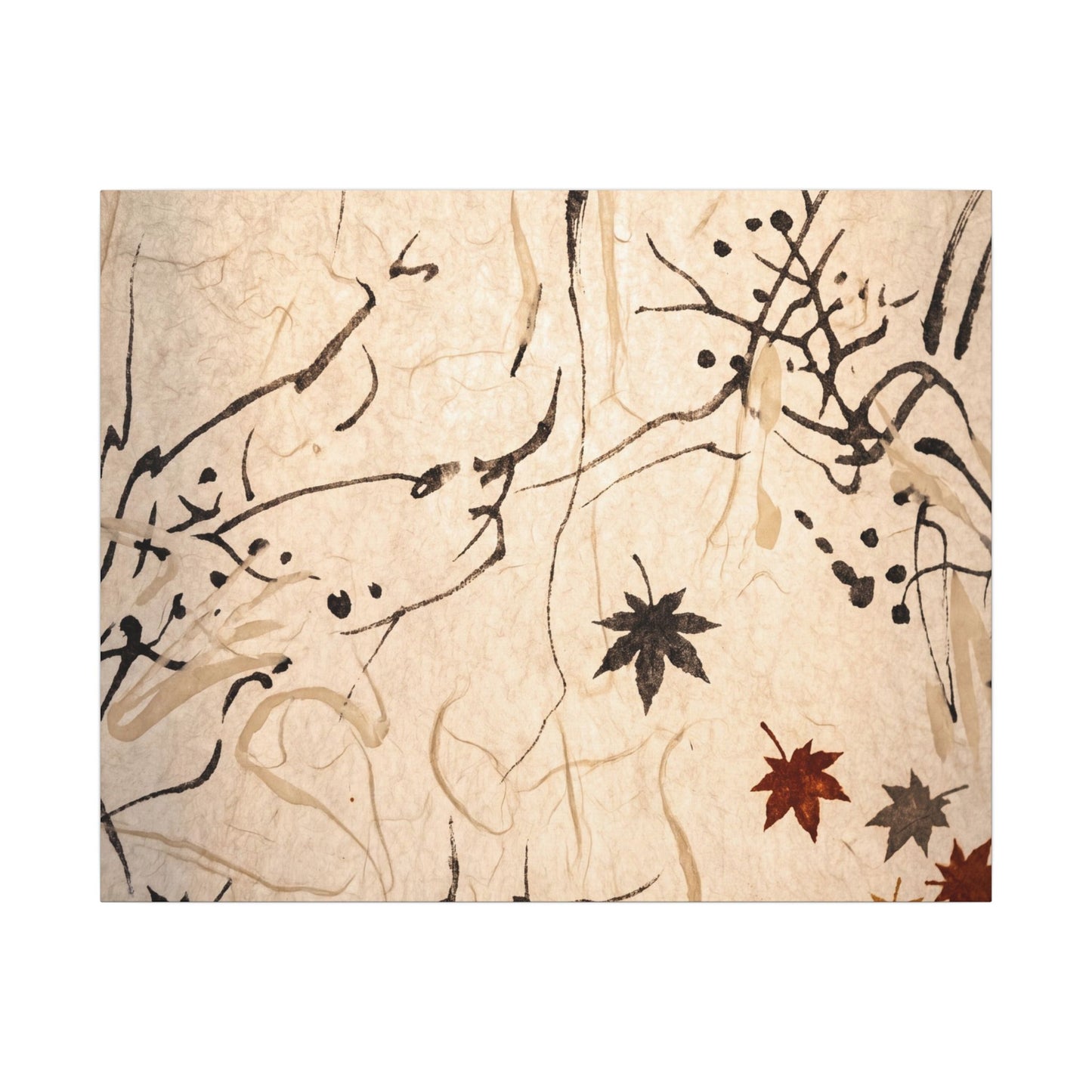 Golden Hour Shoji Screen Canvas Art - Japandi Fukinsei