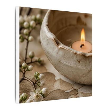 Kanso Ceramic Bowl Canvas Art - Japandi Watercolor