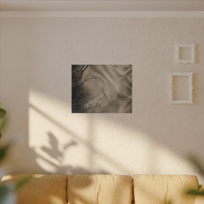 Silk Drape Canvas Art | Spring Japandi Japanese Pattern Art